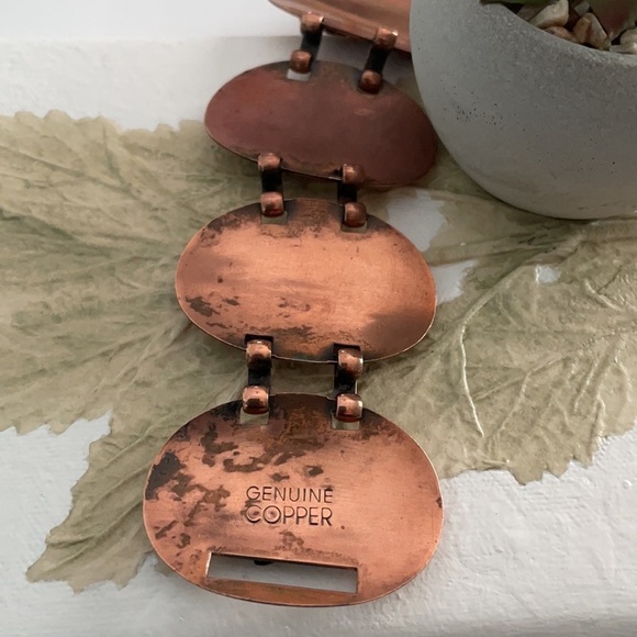 Genuine Copper Statement Bracelet - Picture 3 of 7